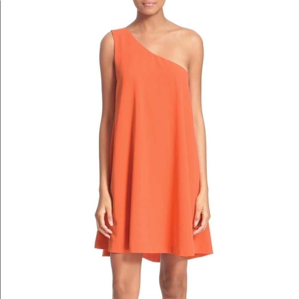 NWT Calvin Klein Off the Shoulder Peachy Cocktail